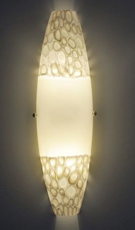 contemporary wall light POD PEBBLE MURRINI  Studio Bel Vetro