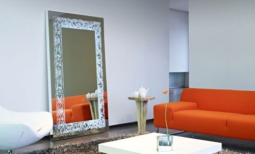 contemporary wall mirror SCALA by Ann Grymonpon Reflect +