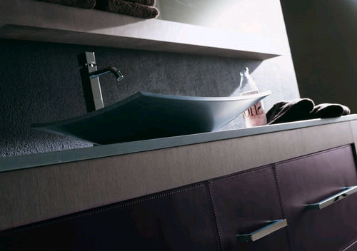contemporary washbasin cabinet with integrated cupboard XIL karol
