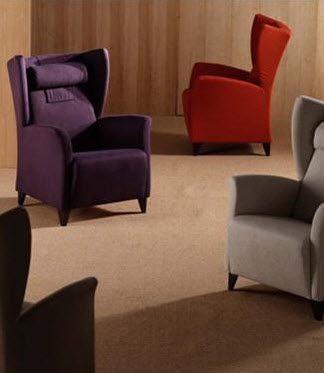 contemporary wingchair PANECK FUN by Josep Gras GRASSOLER
