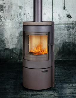 contemporary wood-burning stove 400 FLAM N' CO