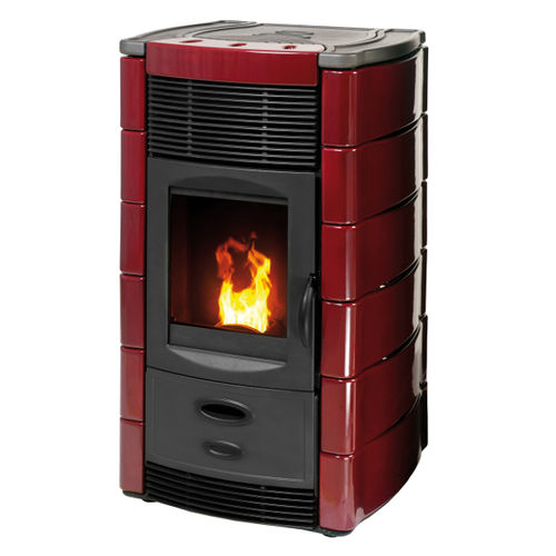 contemporary wood pellet boiler stove DAFNE IDRO PLUS 20 KW  Calux Srl