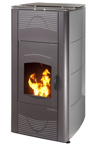 contemporary wood pellet boiler stove HYDRA 27 KW  Calux Srl