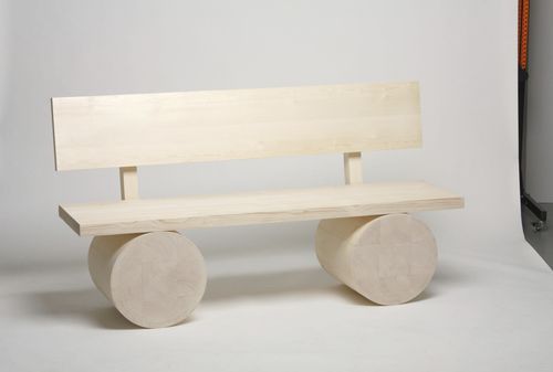 contemporary wooden bench Holzbank Outdoorz Gallery