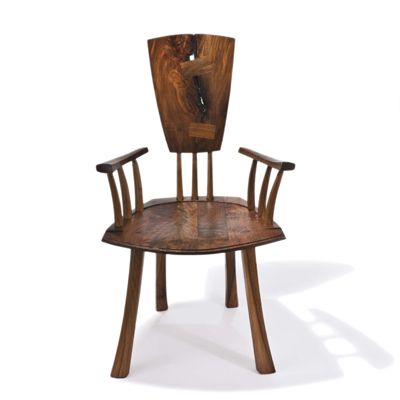 contemporary wooden chair with armrests IN BETWEEN WORLDS Peter Hook