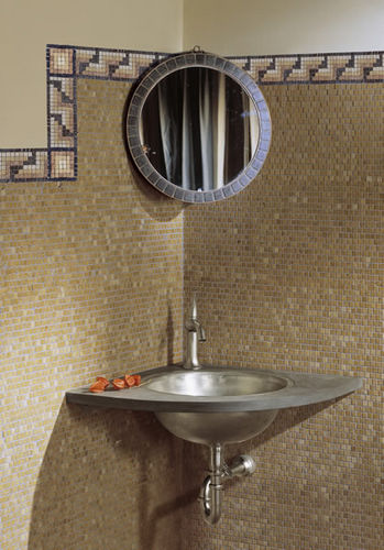 corner copper washbasin TONDO AGO