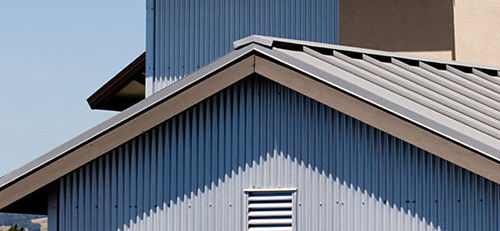 corrugated metal sheet facade cladding TEMPO RIB Custom-Bilt Metals