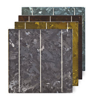 coulored polycrystalline photovoltaic cell COLOURED CELL Sunways Photovoltaic Technology