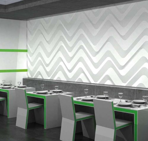 decorative 3D reinforced gypsum wall panel CYPHER Armourcoat USA