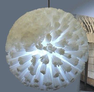 design pendant lamp in recycled material SANGO Les Fourmis Bleues