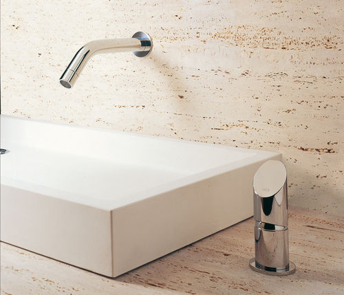double handle mixer tap for 1 hole wall-mounted hand basin CB9 MGS Progetti
