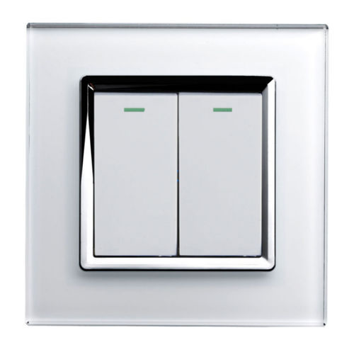 double light switch (glass finishing) RTS2005 retrotouch