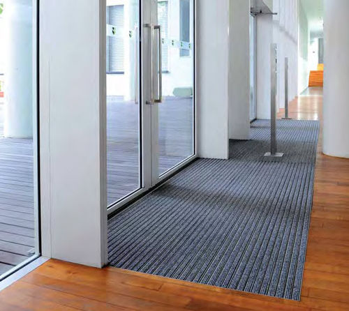 dust control entrance mat for commercial building TOP CLEAN TREND&reg; WITH RIBBED CARPET Geggus EMC