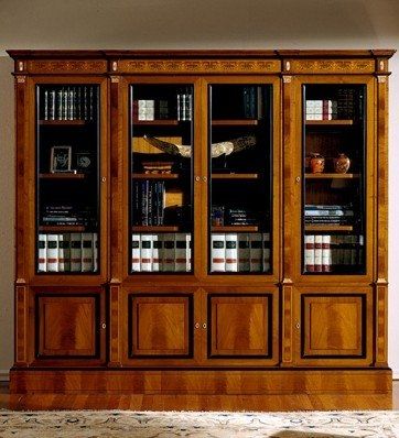 empire classic style bookcase CIMAROSA Colombo Mobili