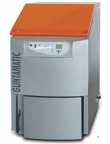 floor standing wood burning boiler (logs) SYNCHRO 31/34/44 KW Guntamatic Heiztechnik GmbH
