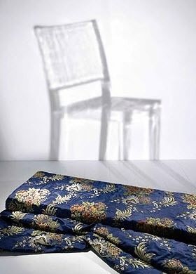flower silk fabric IL BROCCATO SURCANAPE
