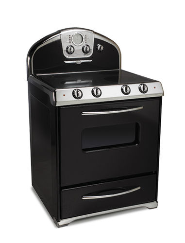 gas range cooker 1954 TEXTURED BLACK Elmira Stove Works