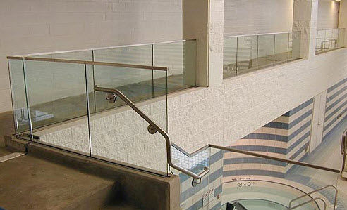 glass railing Couturier Iron Craft