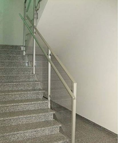 glass railing (with metal handrail) VETAGRO SPA ALUSCALAE