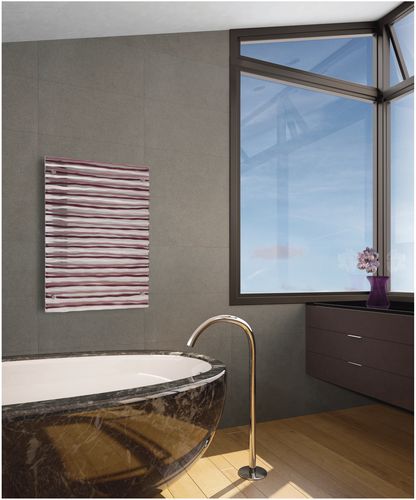 hot water / electric design radiator (venitian glass) The Glass Radiator Company