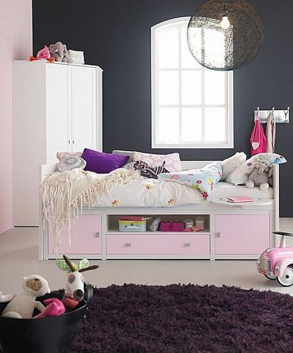 kids bed with drawers (girls) LIFE TIME