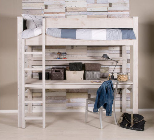 kids loft bed with desk (unisex) JANNIK Bopita