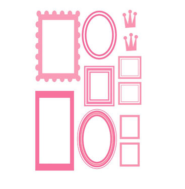 kids wall sticker (girls) PICTURE FRAME FLEXA