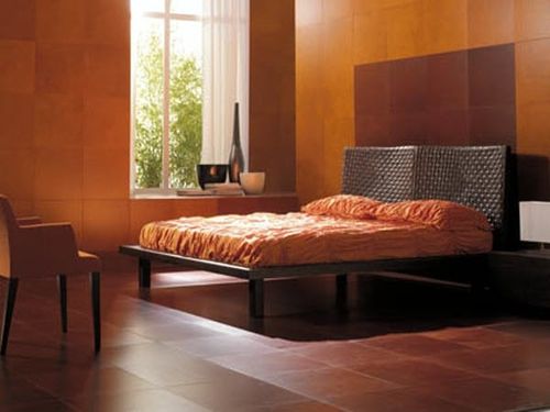 leather floor tile ARIA BEDROOM LINEACUOIO