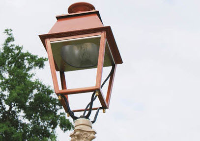 lighting for traditional lamp post BEAUREGARD GHM