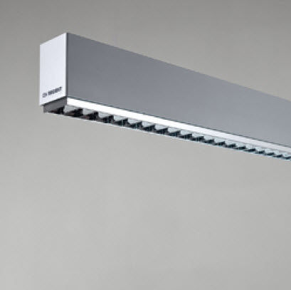linear ceiling mounted fluorescent luminaire (for offices) SLASH REGENT