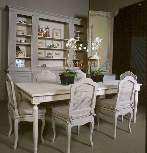 Louis XVI classic style table ELISA JCB INT&Eacute;RIEURS