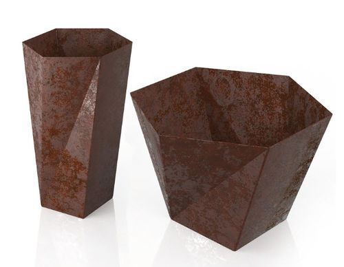metal planter for public spaces FIVE LAB23