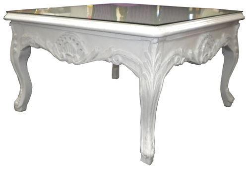 new baroque design coffee table WHITE Casa Padrino / Demotex GmbH
