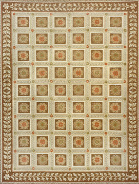 oriental floral patterned rug BURCINA Lee Jofa