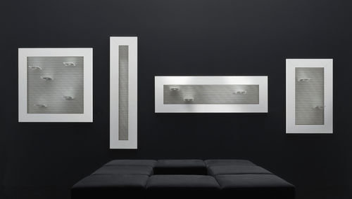original design CD/DVD wall shelf XCD by Massimo Cavana  Res Italia