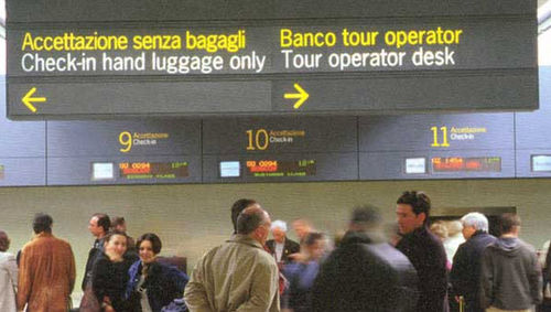 outdoor wayfinding signage SADI POLIARCHITETTURA