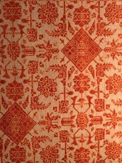 persian motif rug in wool (handmade) DIAMOND-AND-FLOWE Torana Carpets