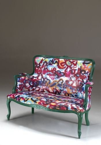 pop art design sofa by Francesco Cuomo MIRABILI Arte d'Abitare