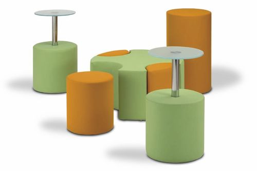 pop art design upholstered bench SMILE STAR srl