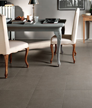 porcelain stoneware floor tile: plain color COMPASS ANN SACKS