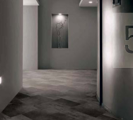 porcelain stoneware tile ONE : GREY DARK CASTELVETRO