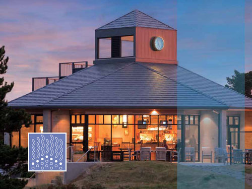 profiled steel roofing sheet DURANAR&reg; ULTRA - COOL&reg; PPG Ideascapes