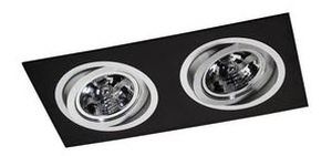 recessed ceiling halogen spotlight (cardan, low voltage) HELIUM QR111 Cristalrecord