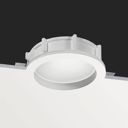 round fluorescent downlight (recessed, compact) ORIS IP44 BUZZI & BUZZI