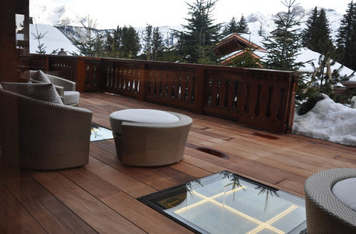 solid wood deck board BIRCH MARRON EBONY AND CO