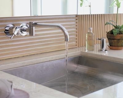 stainless steel built-in washbasin Diamond Spas
