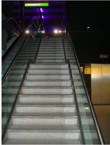 straight masonry staircase for commercial buildings Canal Engineering Ltd