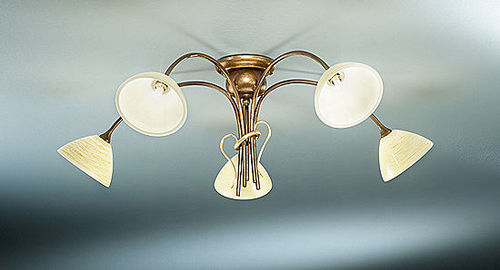 traditional ceiling lamp (glass) SARA: 034/5PL, -6PL, 8PL arte luce