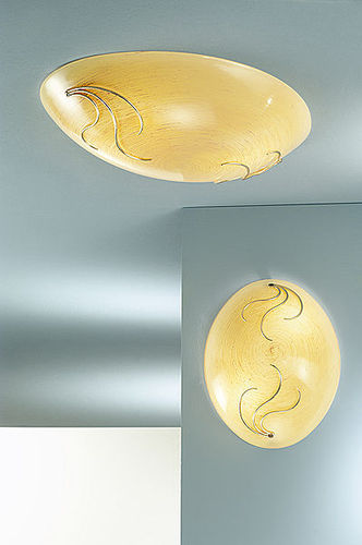 traditional ceiling lamp (glass) SARA: 036/2PL, -4PL arte luce
