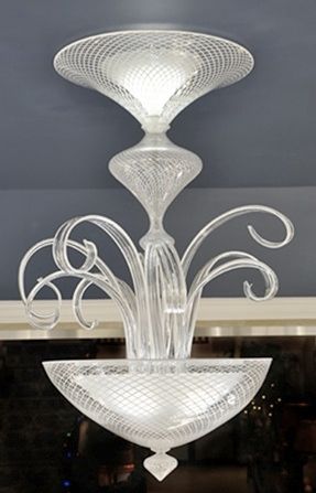 traditional chandelier RETICELLO  Studio Bel Vetro